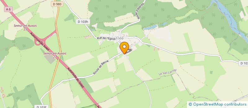 localisation de l'entreprise SCI EMMA  LE VAL-LARREY