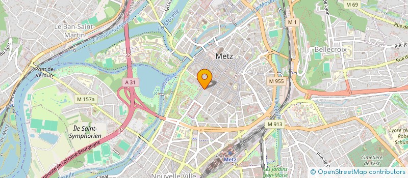 localisation de l'entreprise SCI EMMA  METZ