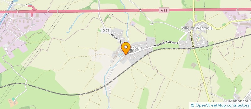 localisation de l'entreprise SCI EMMA  FERRIERES