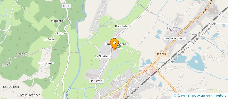 localisation de l'entreprise SCI EMMA ABZAC  BISCARROSSE