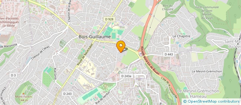 localisation de l'entreprise SCI EMMA DE LA VICOMTE à BOIS-GUILLAUME