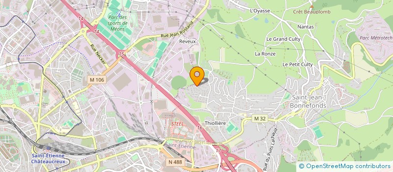 localisation de l'entreprise SCI EMMA IMMO  SAINT-JEAN-BONNEFONDS