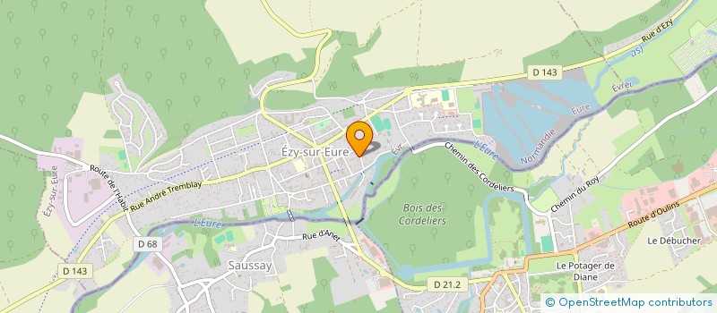 localisation de l'entreprise SCI EMMA LEA  EZY-SUR-EURE