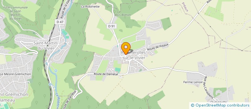 localisation de l'entreprise SCI EMMA-SARAH  RONCHEROLLES-SUR-LE-VIVIER