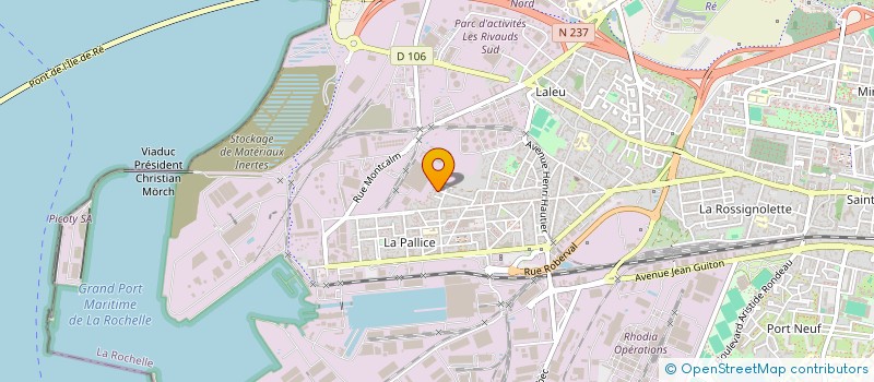 localisation de l'entreprise SCI EMMA WEREY INVESTISSEMENTS  LA ROCHELLE