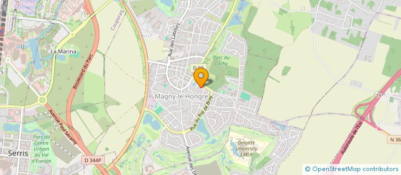 localisation de l'entreprise SCI EMMAB 5  MAGNY-LE-HONGRE