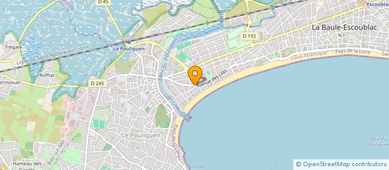 localisation de l'entreprise SCI EMMABAULE  LA BAULE-ESCOUBLAC