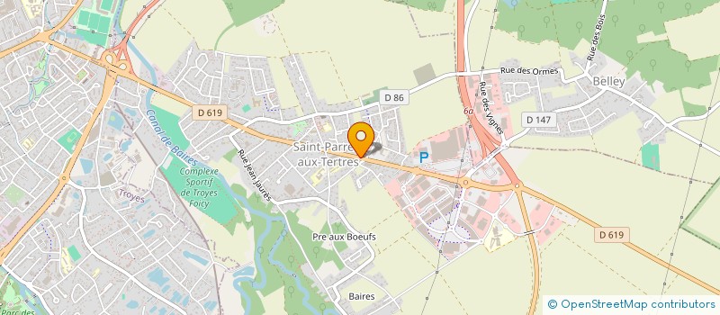 localisation de l'entreprise SCI EMMACHA  SAINT-PARRES-AUX-TERTRES