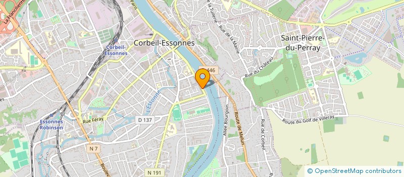 localisation de l'entreprise SCI EMMACL  CORBEIL-ESSONNES