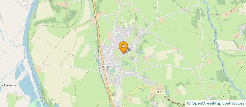 localisation de l'entreprise SCI EMMADA  VOUGY