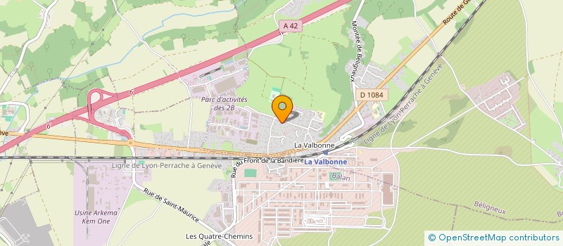 localisation de l'entreprise SCI EMMADOGI VIALET à BELIGNEUX