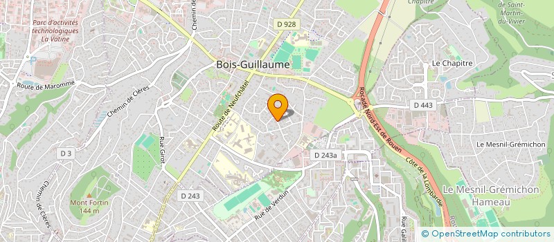 localisation de l'entreprise SCI EMMAFAB à BOIS-GUILLAUME