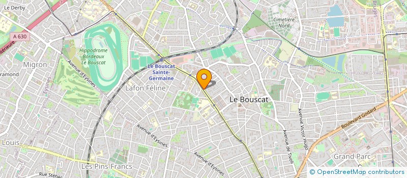 localisation de l'entreprise SCI EMMAIN  LE BOUSCAT