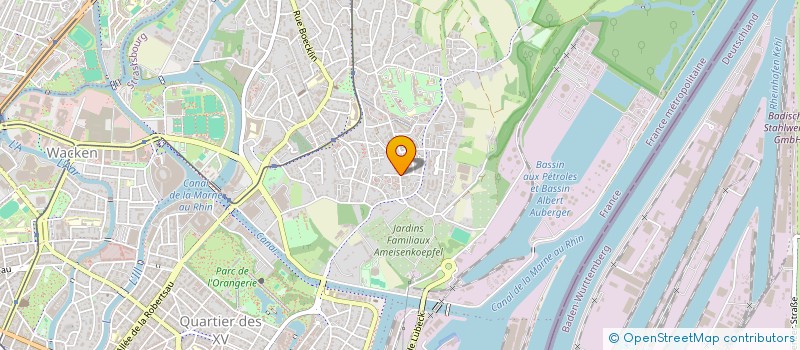 localisation de l'entreprise SCI EMMALEX  STRASBOURG