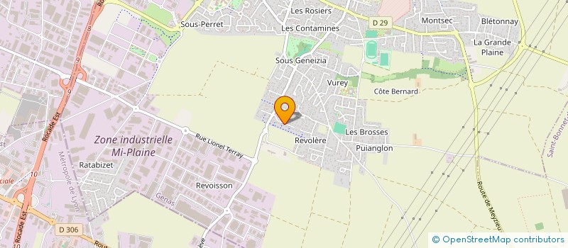 localisation de l'entreprise SCI EMMALICE  GENAS