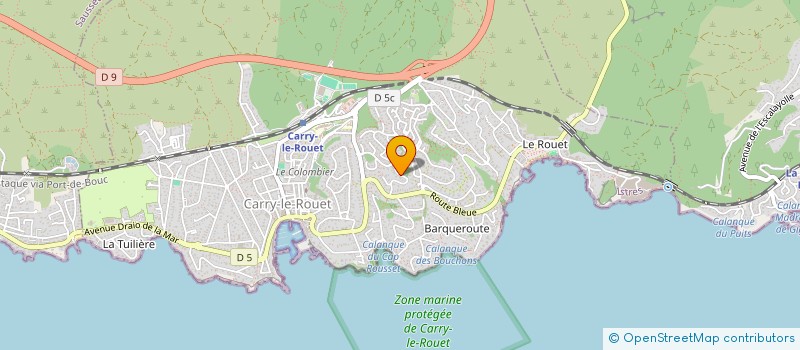 localisation de l'entreprise SCI EMMALISA  CARRY-LE-ROUET