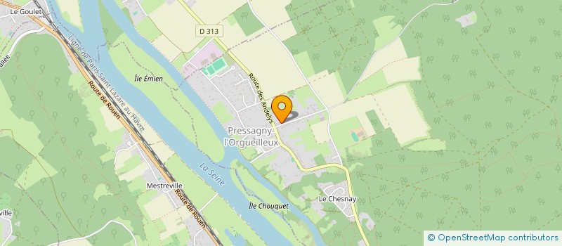 localisation de l'entreprise SCI EMMALISE  MEZIERES-EN-VEXIN