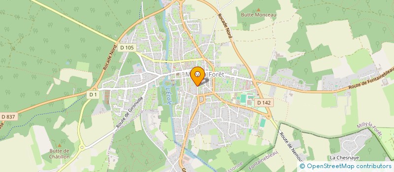 localisation de l'entreprise SCI EMMALO à MILLY-LA-FORET