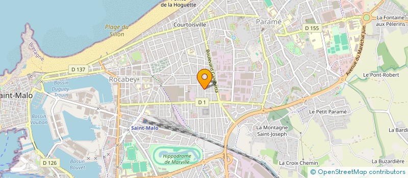 localisation de l'entreprise SCI EMMALOU  SAINT-MALO