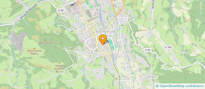 localisation de l'entreprise SCI EMMALY  BAGNERES-DE-BIGORRE