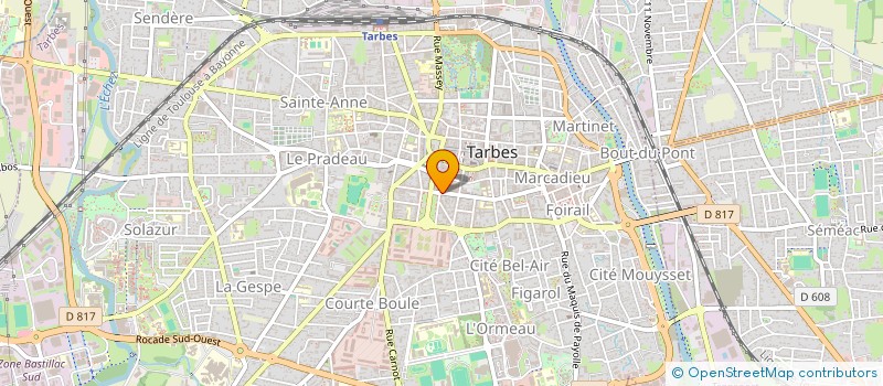 localisation de l'entreprise SCI EMMANATHAN  TARBES