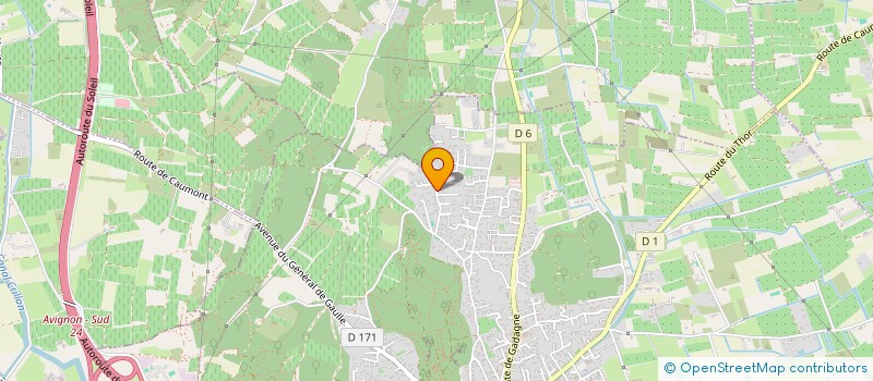 localisation de l'entreprise SCI EMMANT  CAUMONT-SUR-DURANCE