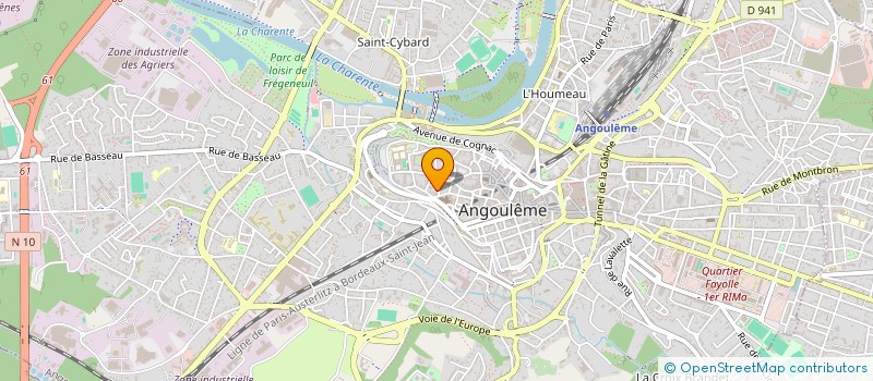 localisation de l'entreprise SCI EMMANUEL à ANGOULEME