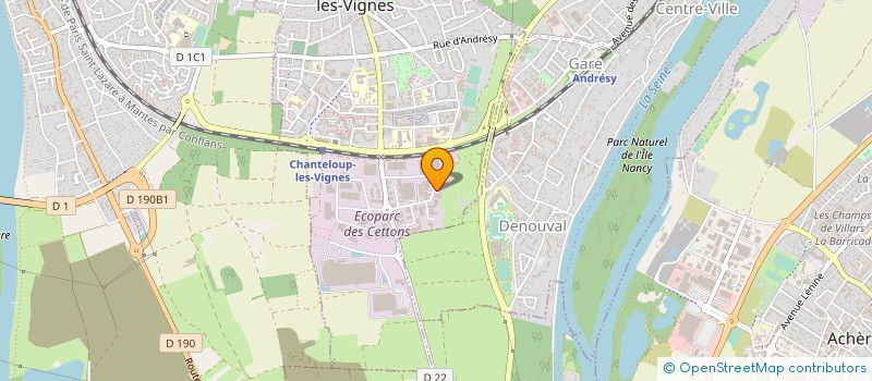 localisation de l'entreprise SCI EMMANUEL 92  CHANTELOUP-LES-VIGNES