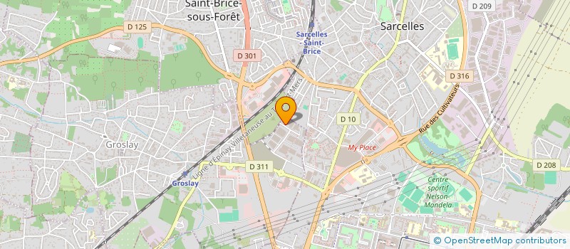 localisation de l'entreprise SCI EMMANUEL ET ASHURINA  GROSLAY