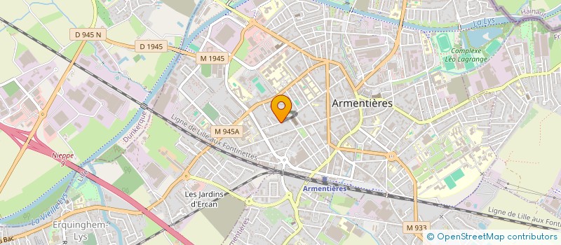 localisation de l'entreprise SCI EMMAPI  ARMENTIERES