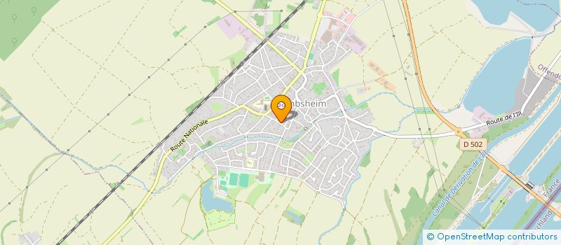 localisation de l'entreprise SCI EMMAR  GAMBSHEIM