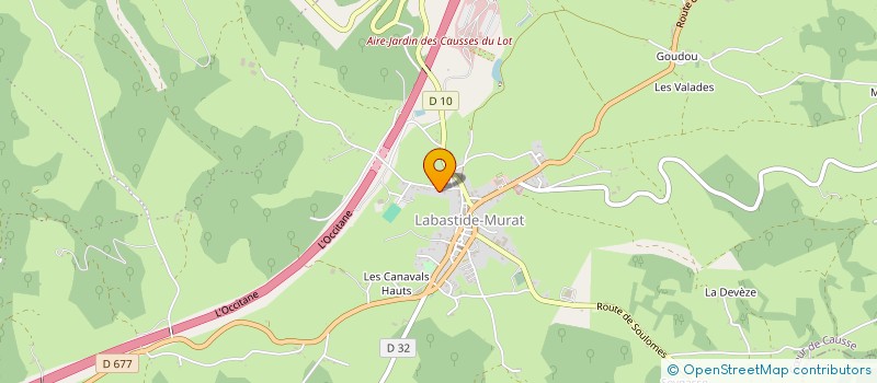 localisation de l'entreprise SCI EMMARINE  COEUR DE CAUSSE