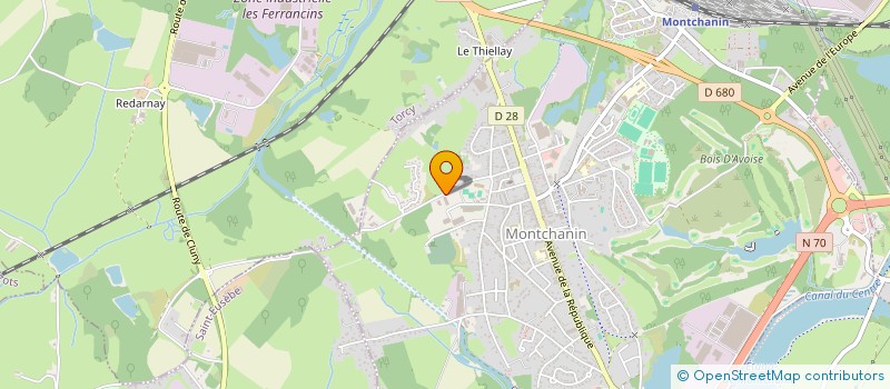 localisation de l'entreprise SCI EMMAS  MONTCHANIN