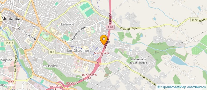 localisation de l'entreprise SCI EMMASA  MONTAUBAN