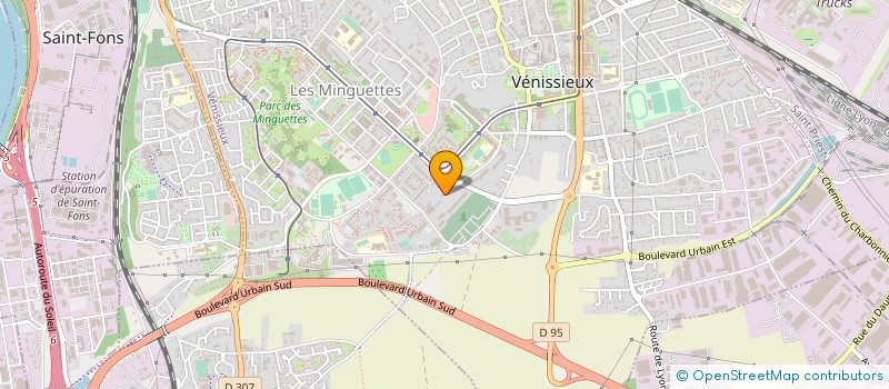 localisation de l'entreprise SCI EMMAT  VENISSIEUX