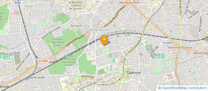 localisation de l'entreprise SCI EMMATHEO  TALENCE