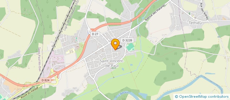 localisation de l'entreprise SCI EMMATHOU  SAINT-VINCENT-DE-PAUL