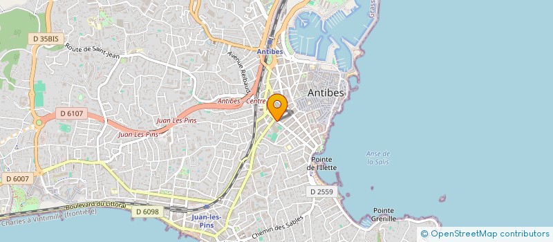 localisation de l'entreprise SCI EMMEGI à ANTIBES