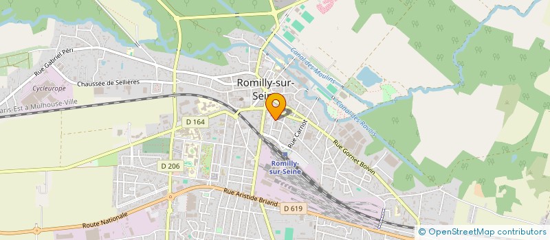 localisation de l'entreprise SCI EMMEL  ROMILLY-SUR-SEINE