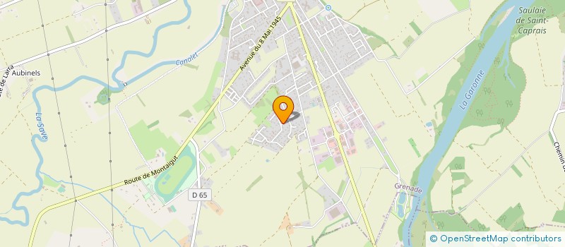 localisation de l'entreprise SCI EMMELO  LARRA