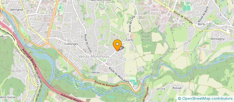 localisation de l'entreprise SCI EMMENTIN  VETRAZ-MONTHOUX