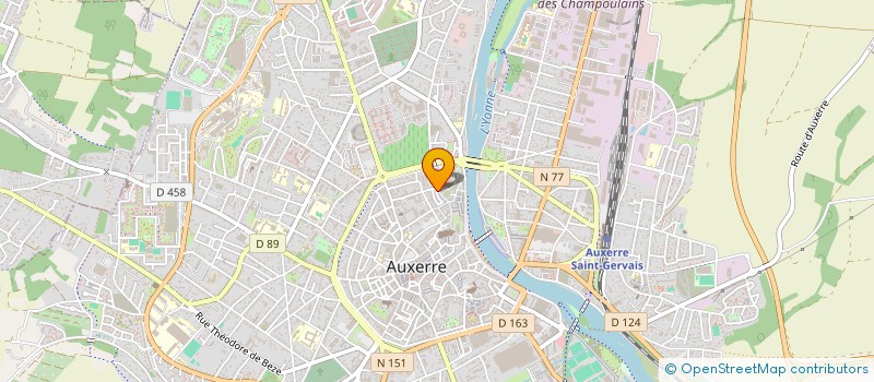 localisation de l'entreprise SCI EMMERICH-QUILICI à AUXERRE