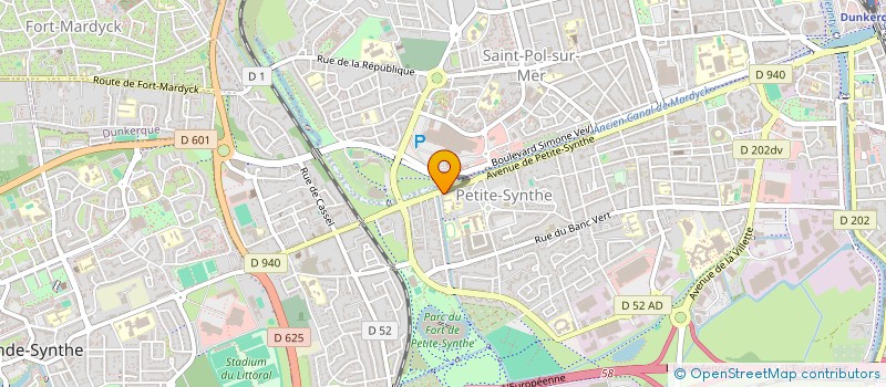 localisation de l'entreprise SCI EMMG à DUNKERQUE