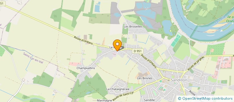 localisation de l'entreprise SCI EMMICA à SANDILLON