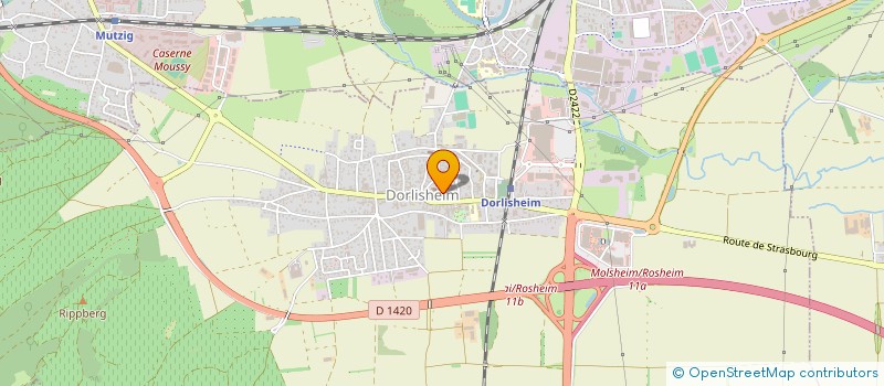 localisation de l'entreprise SCI EMMIE  DORLISHEIM