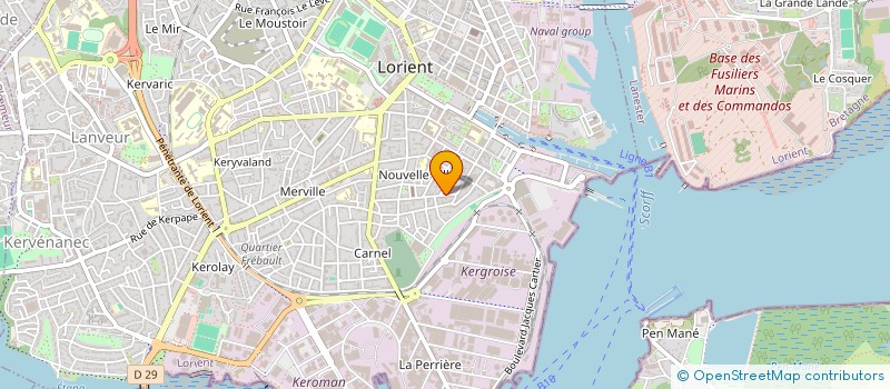 localisation de l'entreprise SCI EMMILISE  LORIENT