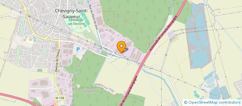 localisation de l'entreprise SCI EMMISA  CHEVIGNY-SAINT-SAUVEUR