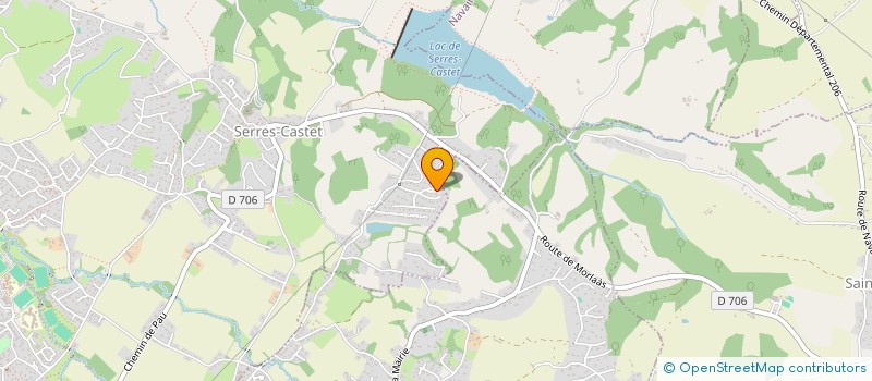 localisation de l'entreprise SCI EMMO à SERRES-CASTET