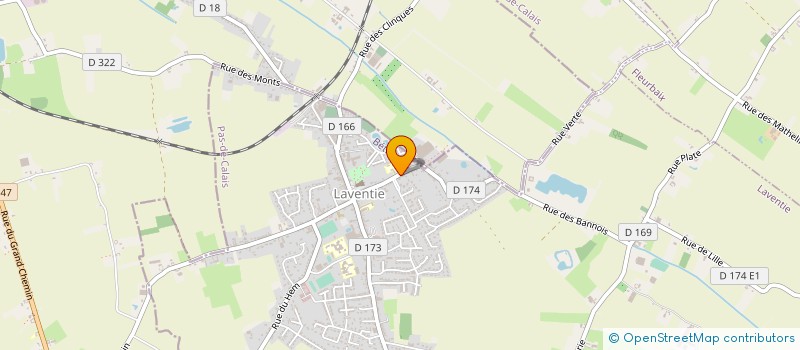 localisation de l'entreprise SCI EMMOL  LAVENTIE