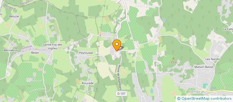 localisation de l'entreprise SCI EMMOLIE à BERGERAC